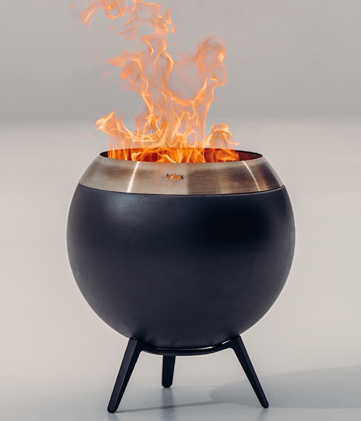 HOFATS MOON 45 fire basket with low foot - silver - HOFATS - Evelostore