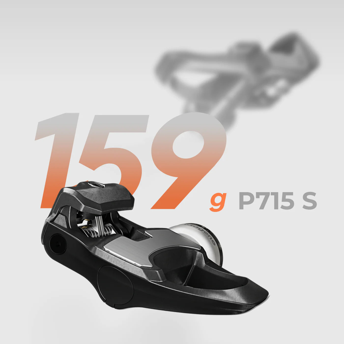 MAGENE P715S Pedalbasierter Leistungsmesser (Look Cleats)) – Schwarz