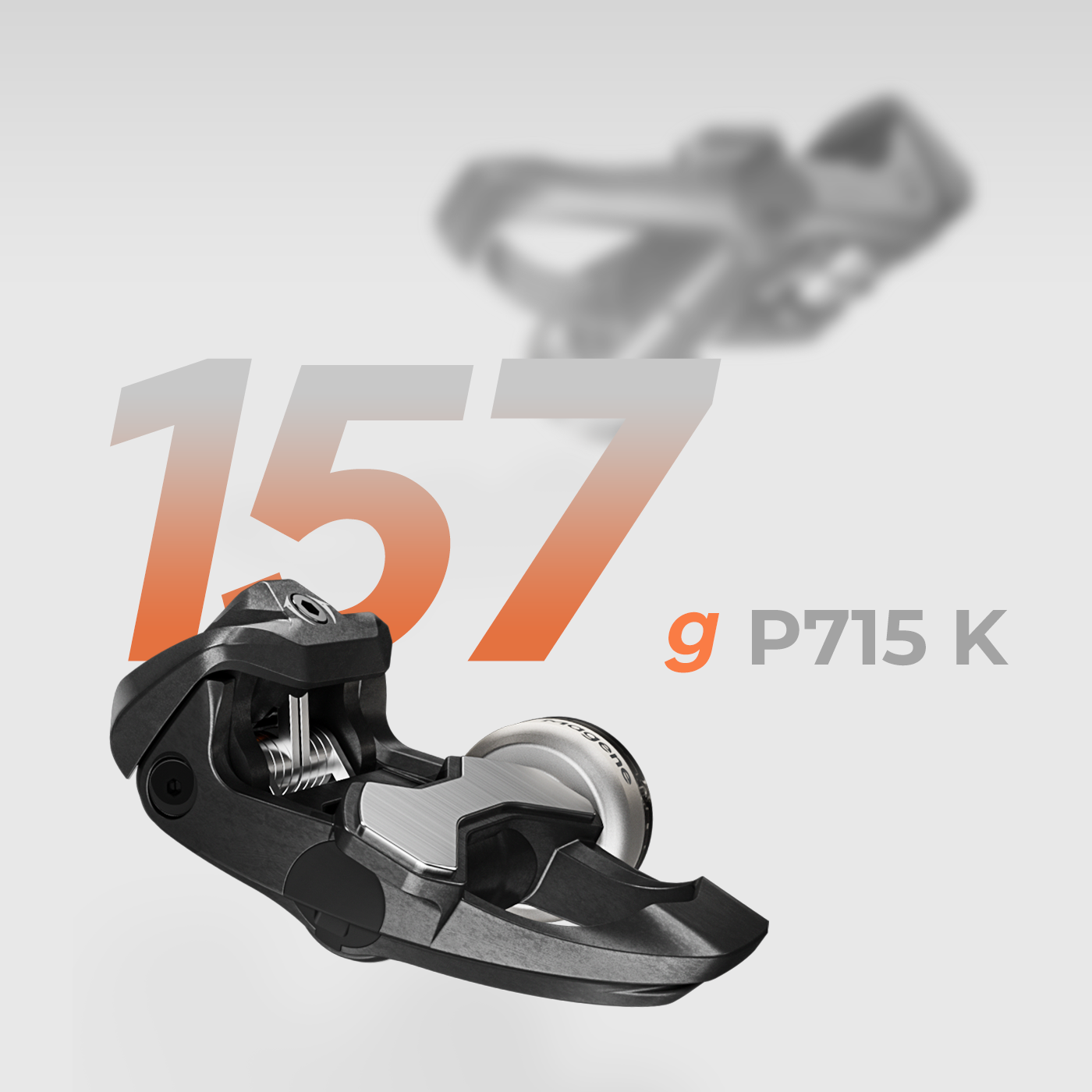 MAGENE P715S pedāļi ar jaudas mērītāju - melna