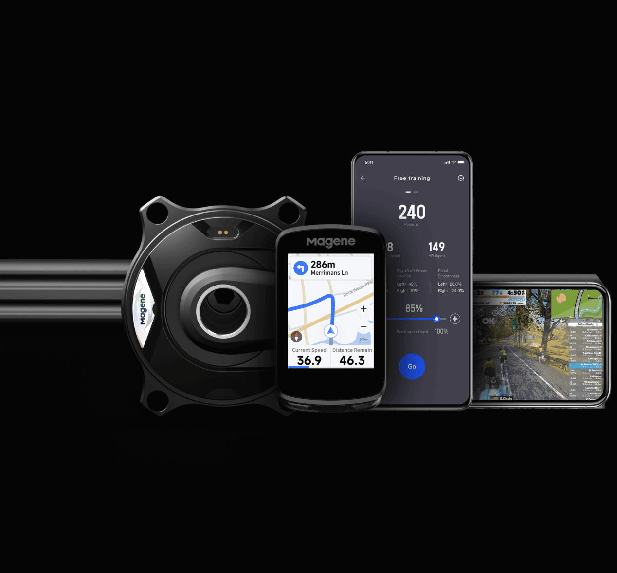 MAGENE PES P515 power meter set - MAGENE - Evelostore