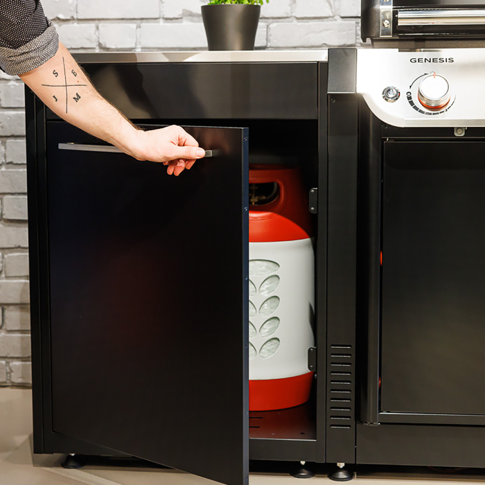 WEBER BBQ virtuvė GENESIS 300 + 2 moduliai lauko virtuvei