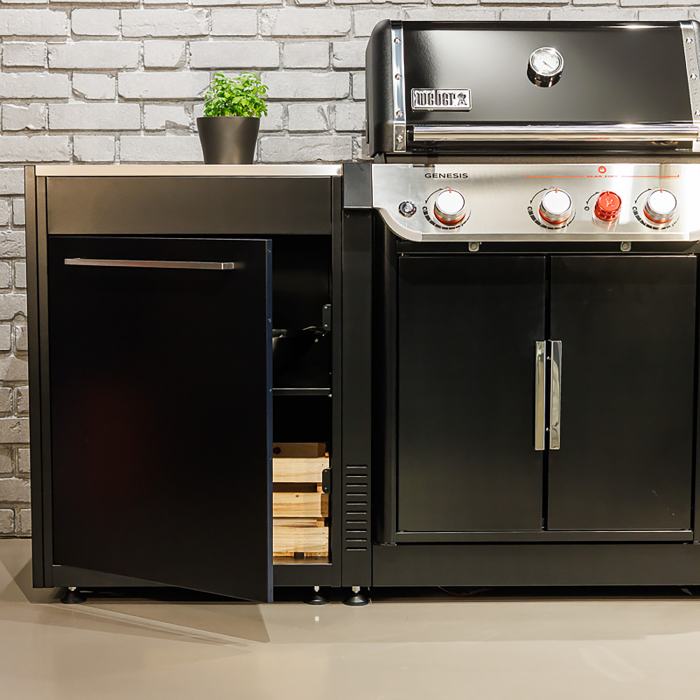WEBER BBQ virtuvė GENESIS 400 + 4 moduliai lauko virtuvei