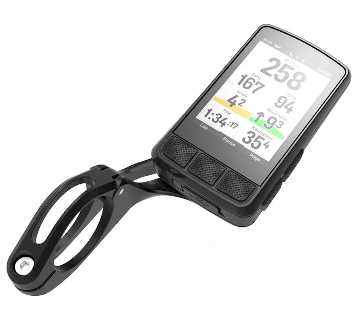 vorbauhalterung für elemnt fahrradcomputer Wahoo ELEMNT ROAM 3 & BOLT 3 Front-Halterung – Evelostore