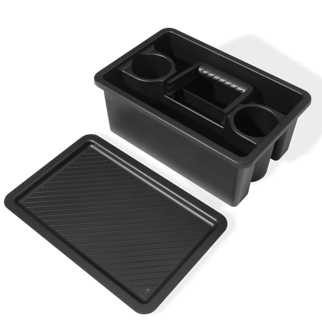 WEBER WORKS™ Caddy with tray lid, 3400128 - WEBER - Evelostore