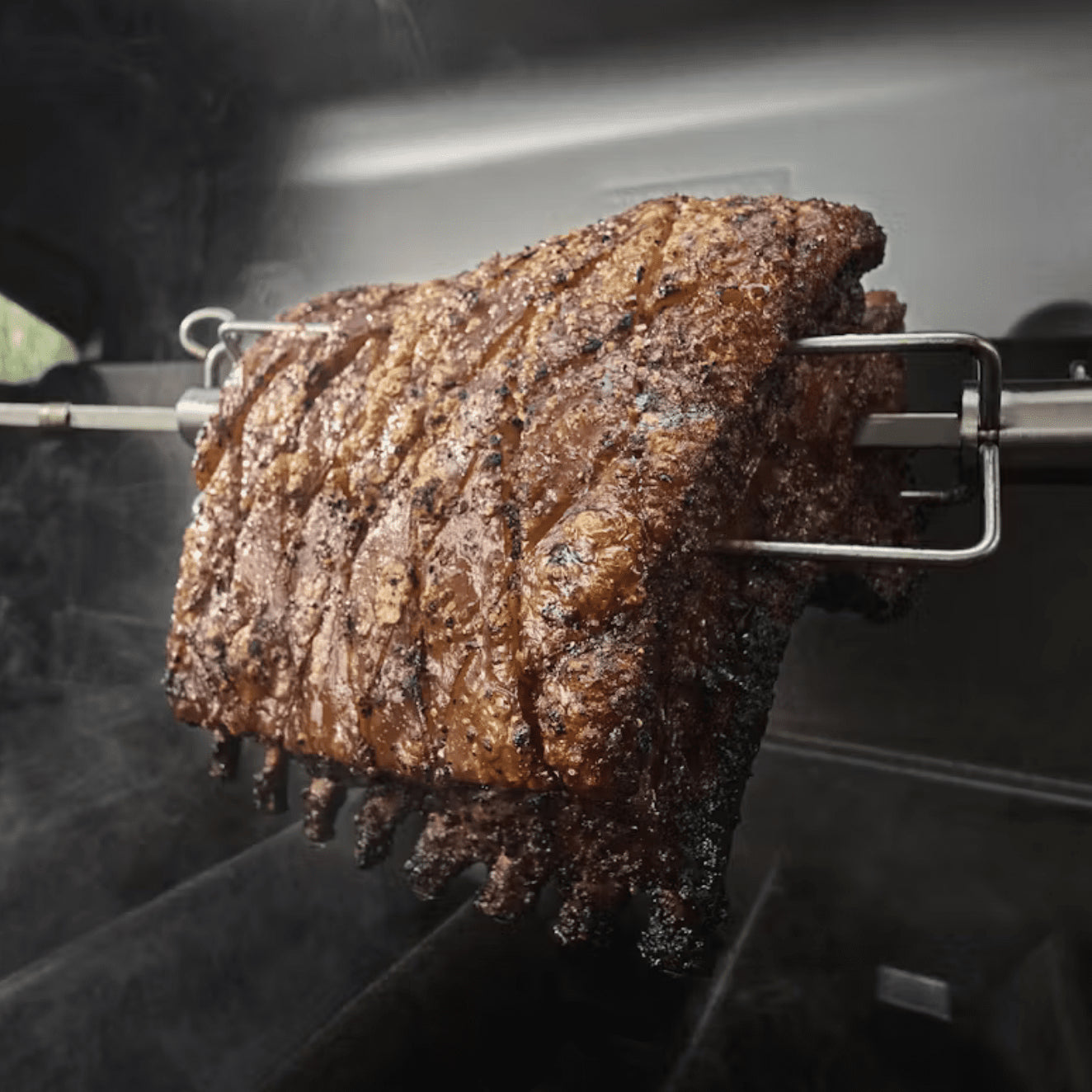WEBER Rotisserie Searwood Pellet and Spirit Gas Barbecue 3400261 - WEBER - Evelostore