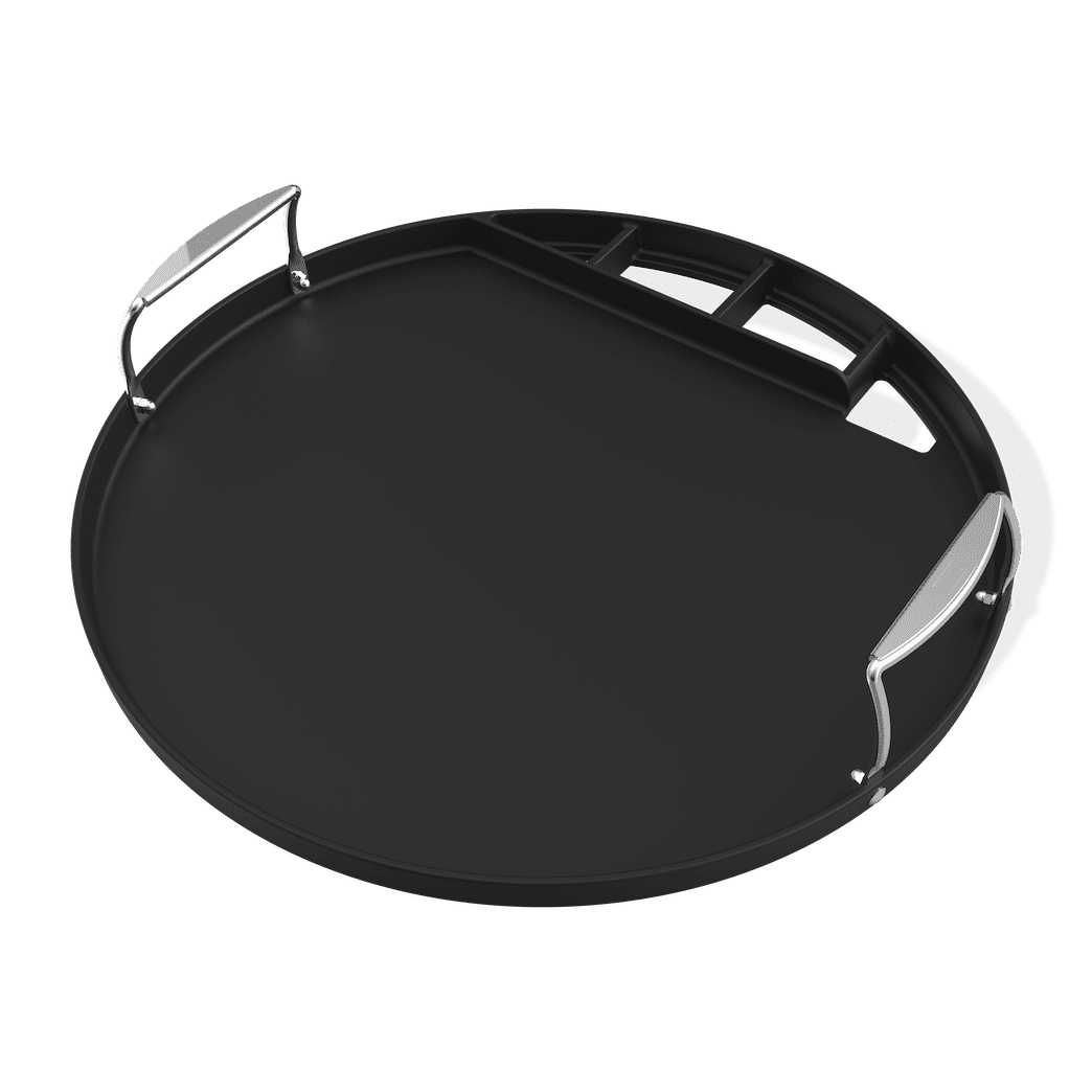 WEBER Round Griddle Insert for 57cm Charcoal Grills, 3400844 - WEBER - Evelostore