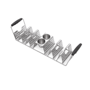 WEBER Taco Rack with 6 Tacos Grilling Tools, 3400845 - WEBER - Evelostore