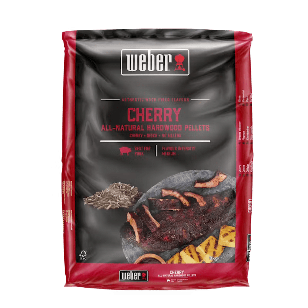 WEBER Cherry All - Natural Hardwood Pellets, 3401050 - WEBER - Evelostore