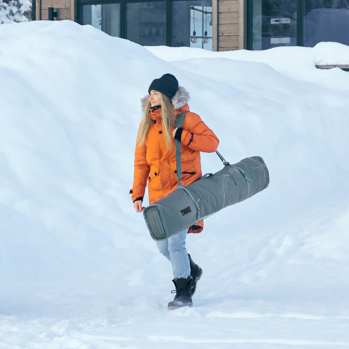 THULE ROUNDTRIP 192 cm ski bag - black