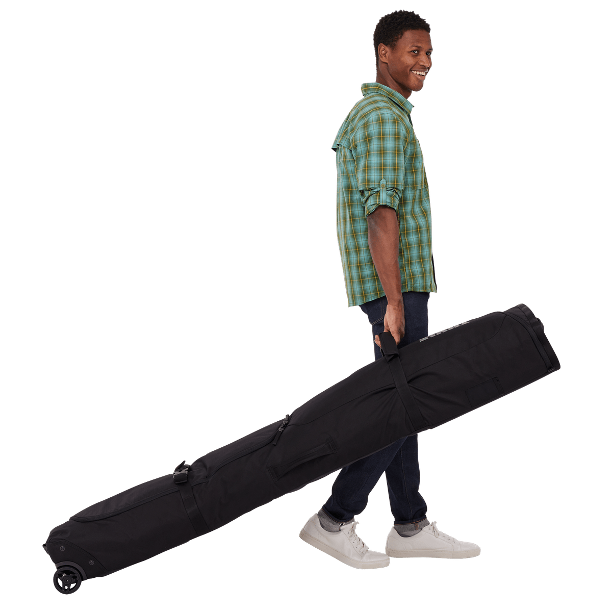 THULE ROUNDTRIP 165 cm snowboard roller bag - black - THULE - Evelostore