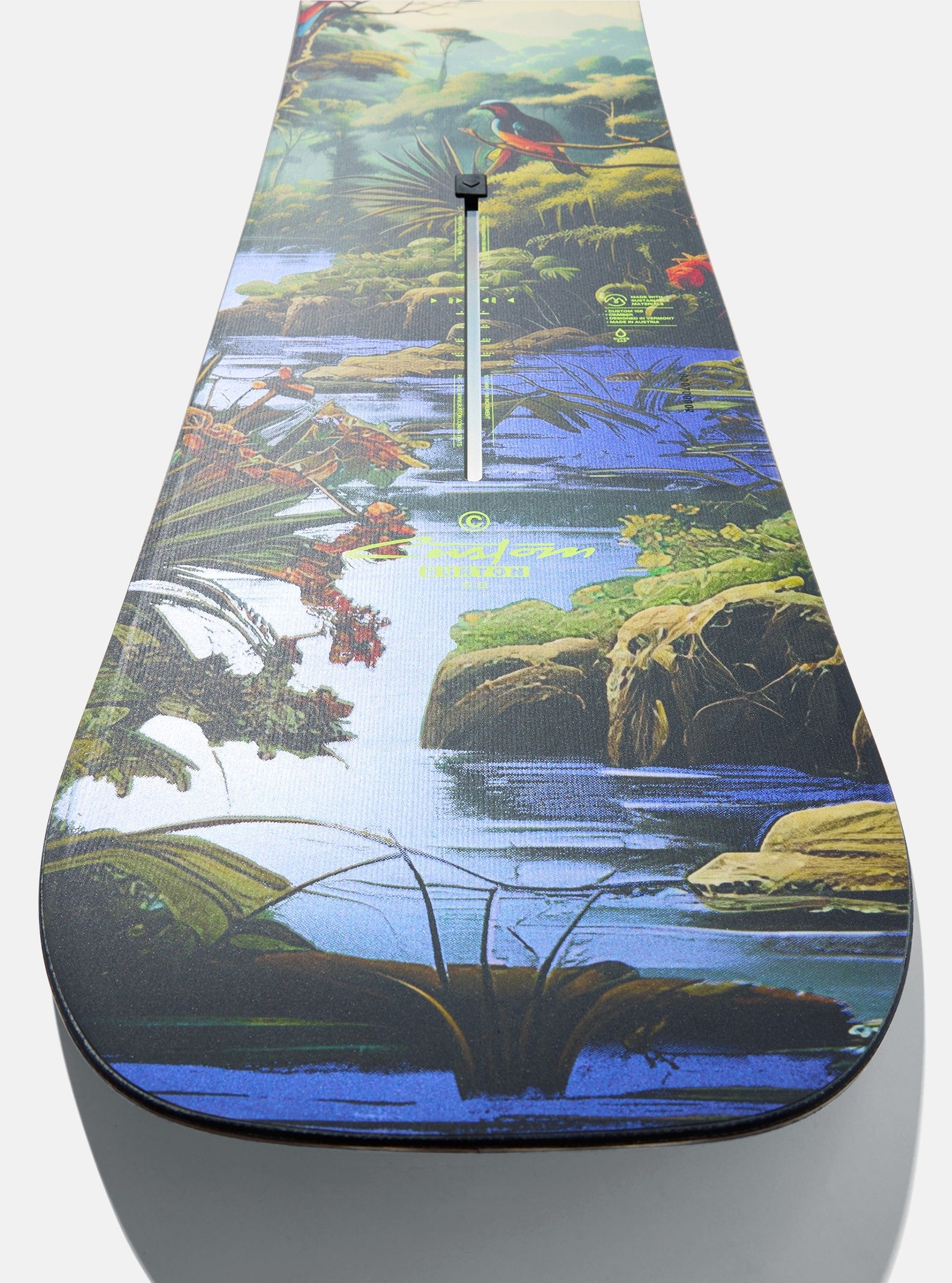 BURTON CUSTOM MEN'S WIDE snowboard - jungle - BURTON - Evelostore