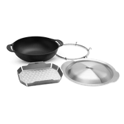 WEBER Wok and Steamer GBS Set 7607 - WEBER - Evelostore