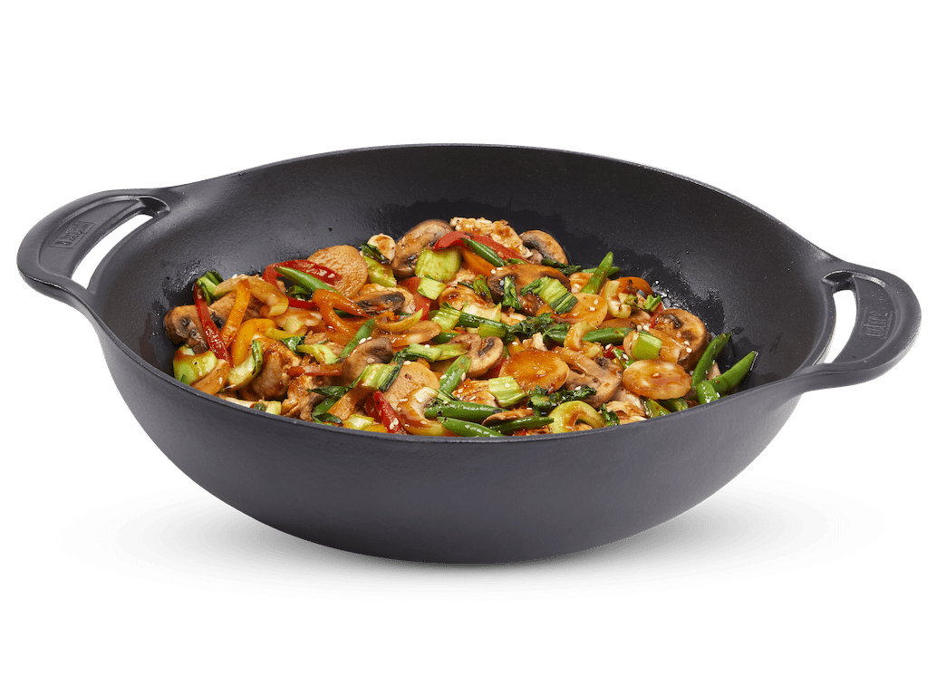 WEBER Wok and Steamer GBS Set 7607 - WEBER - Evelostore