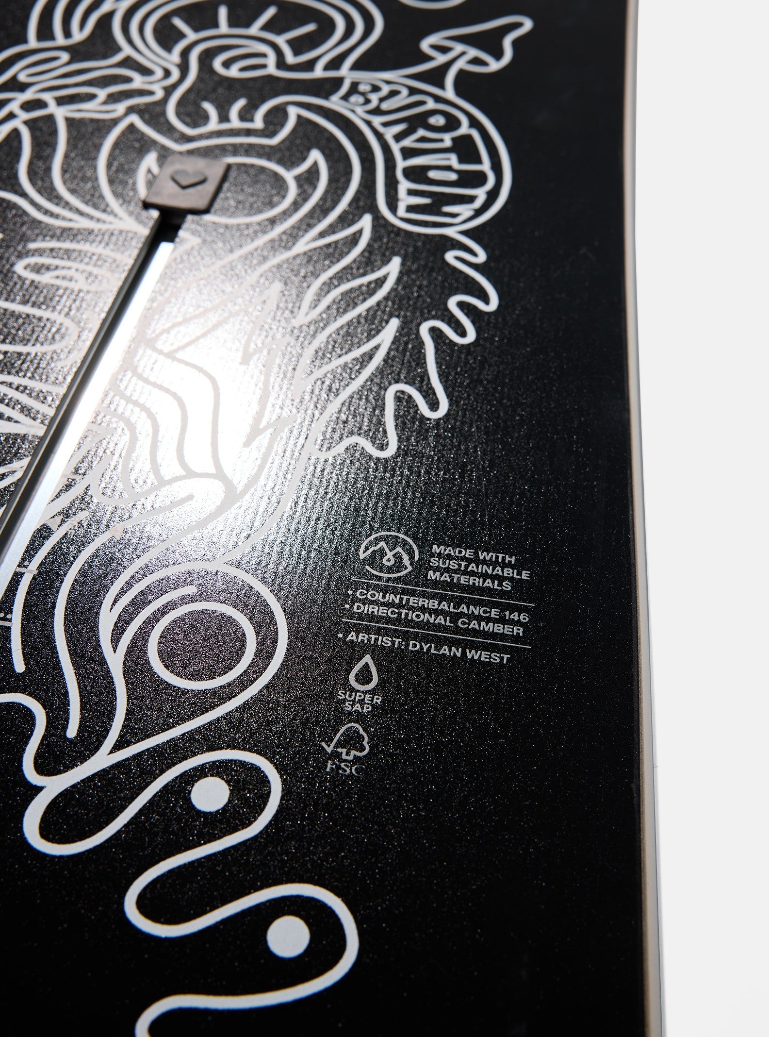 BURTON COUNTERBALANCE WIDE snowboard - hallucinate - BURTON - Evelostore