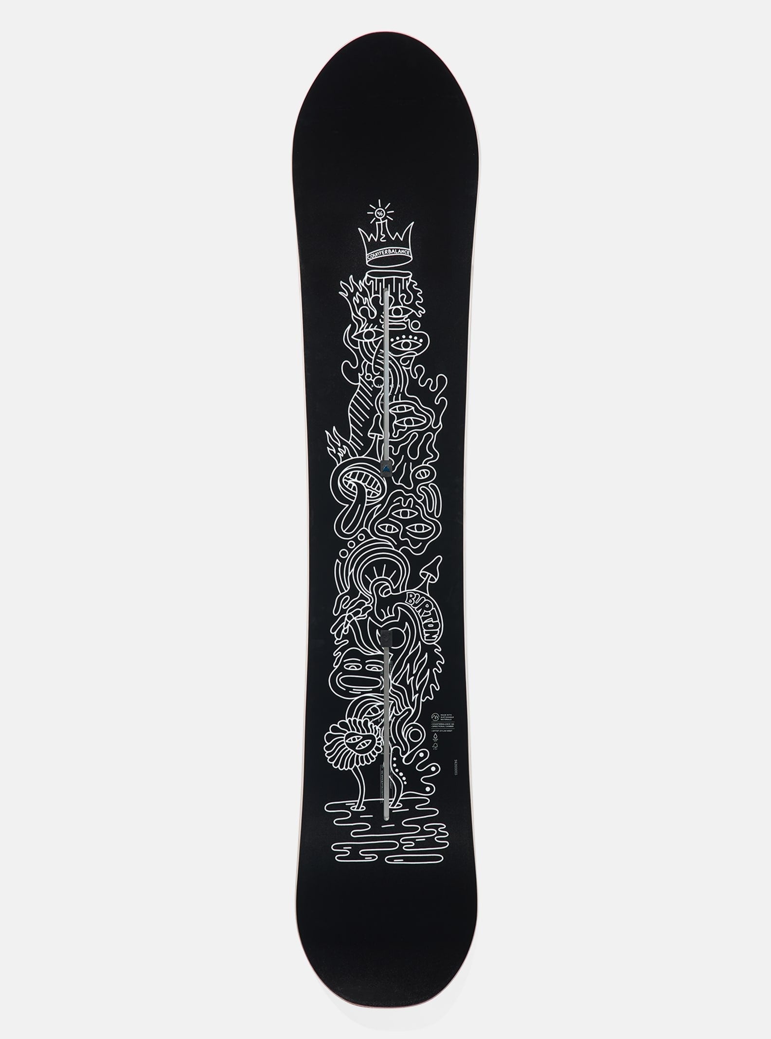 BURTON COUNTERBALANCE WIDE snowboard - hallucinate - BURTON - Evelostore