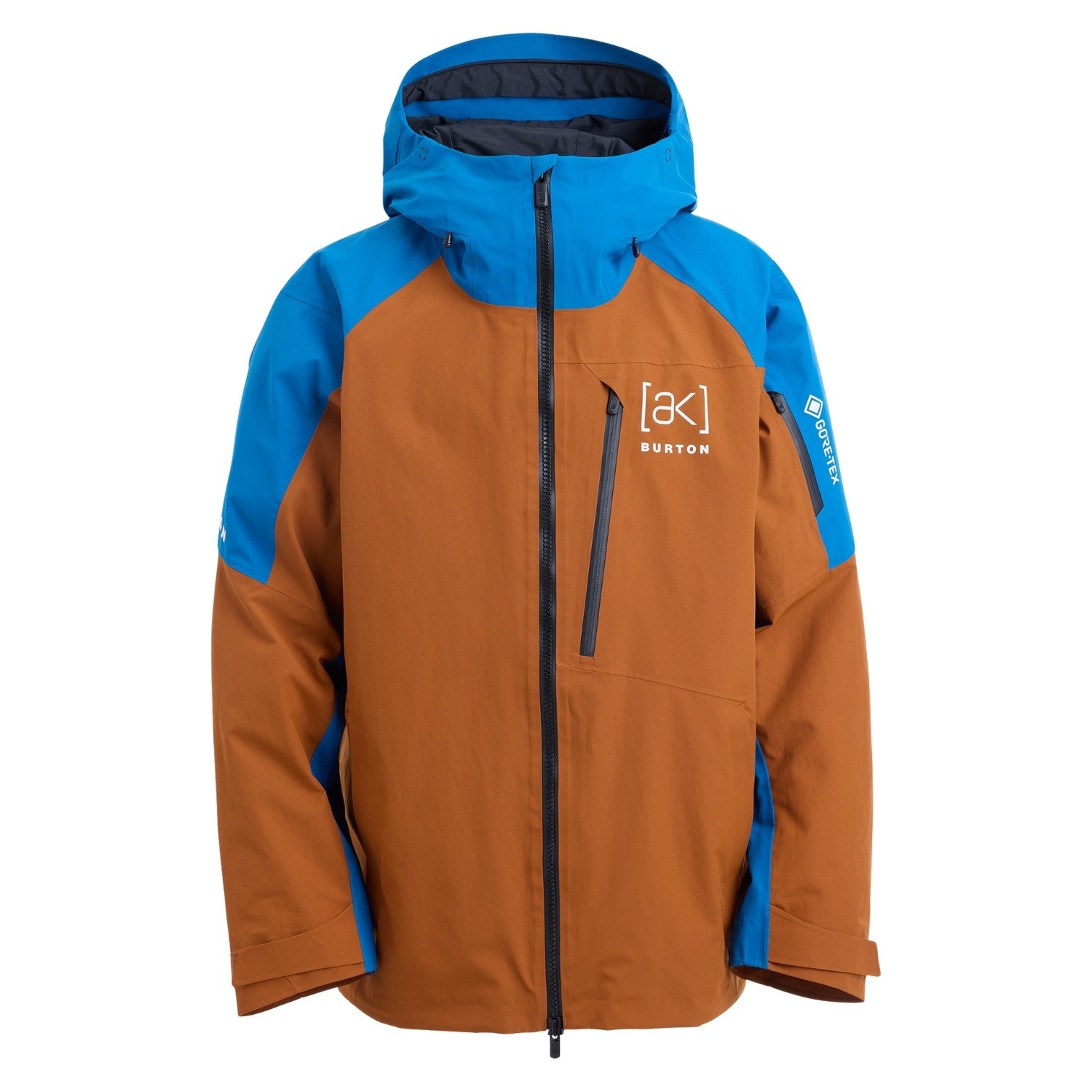 BURTON AK GORE CYCLIC snow jacket - chestnut brown/blue teal