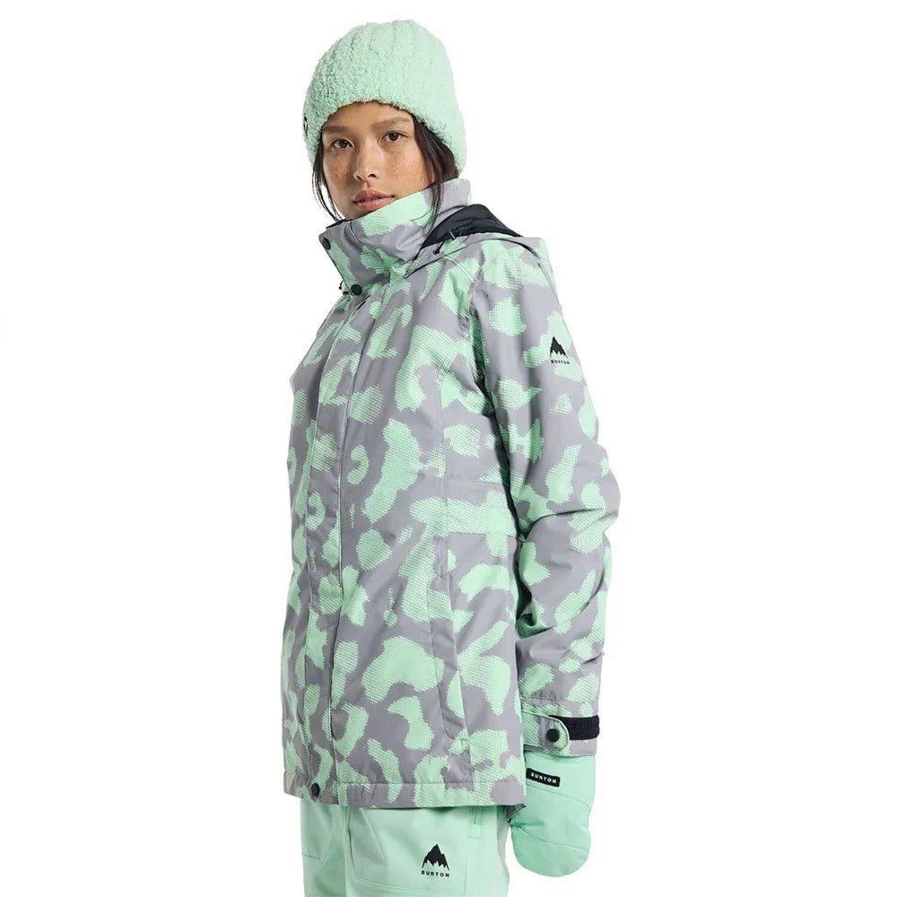 BURTON WMS JET SET jacket - green/grey