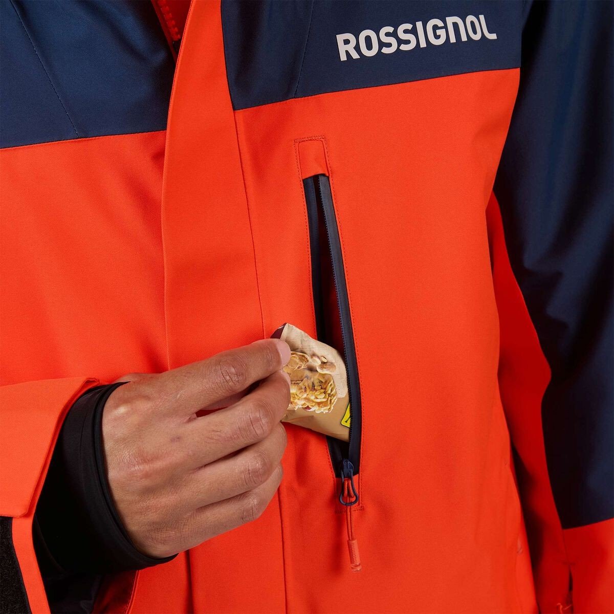 ROSSIGNOL VELIKA INSULATED SKI men's jacket - orange - ROSSIGNOL - Evelostore