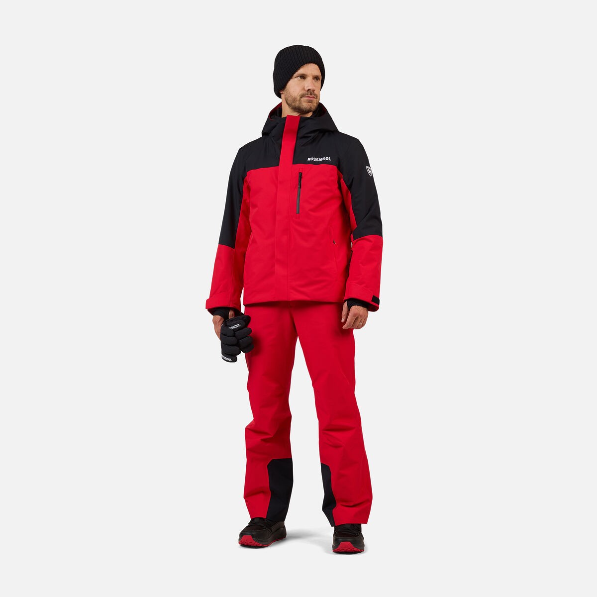 ROSSIGNOL VELIKA INSULATED SKI men's jacket - red