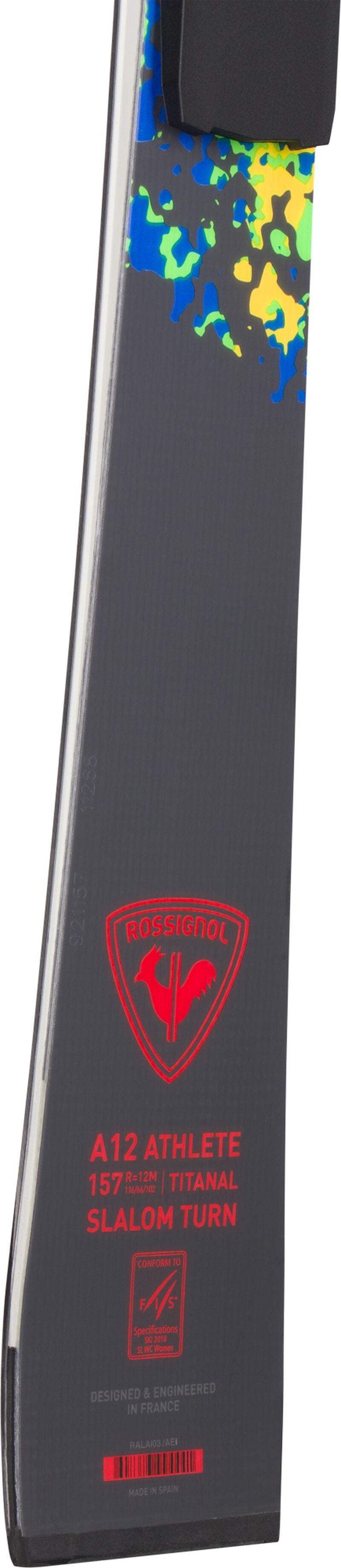 ROSSIGNOL SKIS COURSE UNISEX HERO ATHLETE FIS SL 157 LIMITED EDITION kalnų slidės