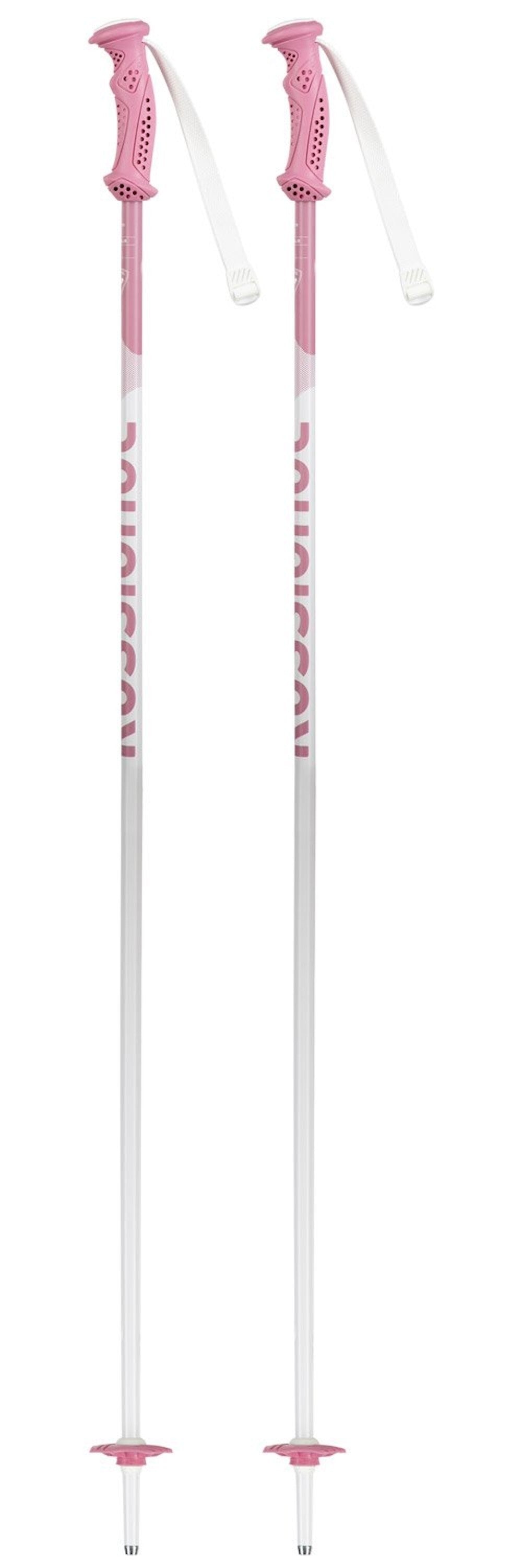 ROSSIGNOL KID'S ALL MOUNTAIN POLES ELECTRA JUNIOR - pink/white - ROSSIGNOL - Evelostore