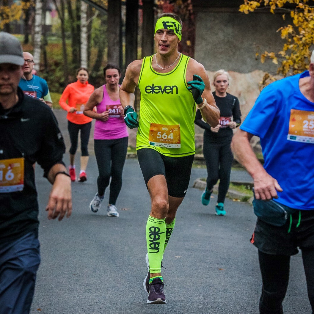 ELEVEN SPORTSWEAR Kompressionssleeves til læg - Fluo