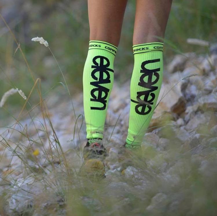ELEVEN SPORTSWEAR Kompressionssleeves til læg - Fluo