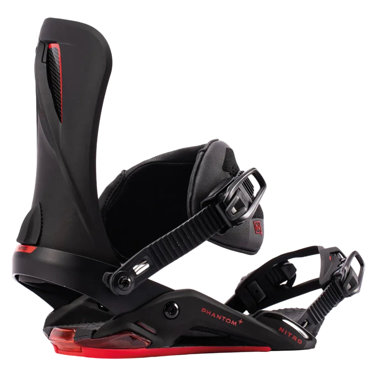 NITRO PHANTOM+ Men's Snowboard Bindings – Ultra Black