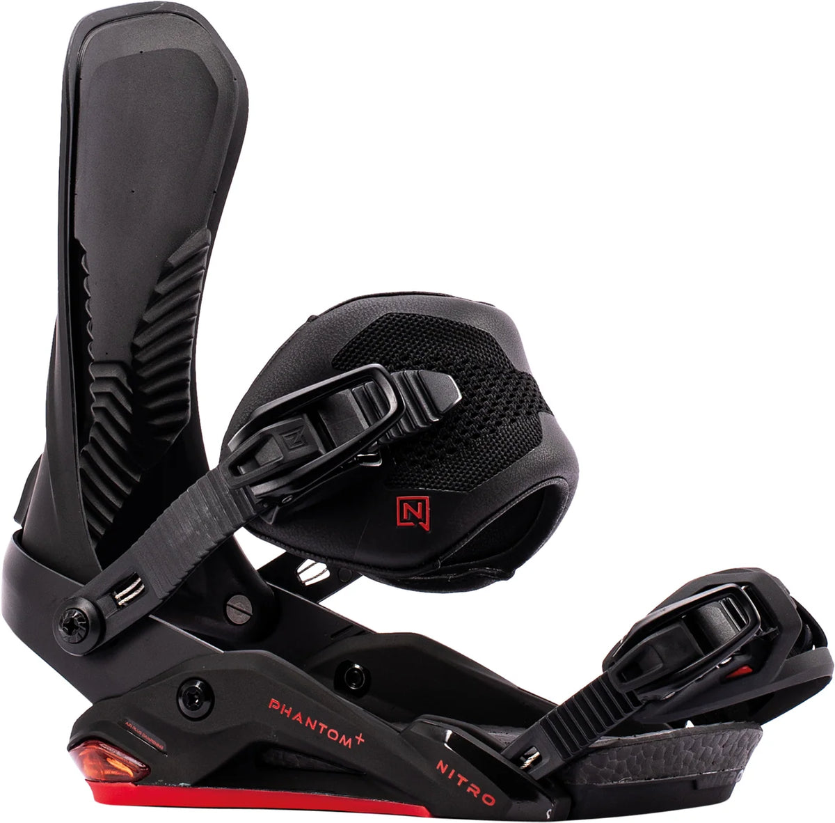 Fixations de snowboard NITRO PHANTOM+ pour homme – Noir ultra