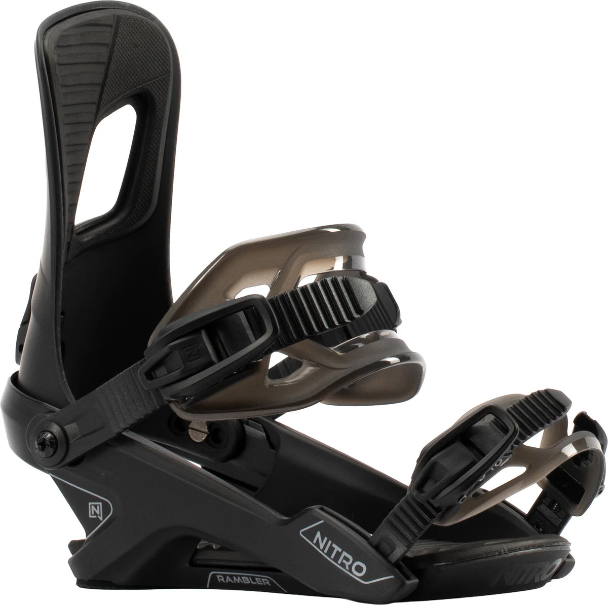 Fixations de snowboard NITRO RAMBLER pour homme - Noir ultra