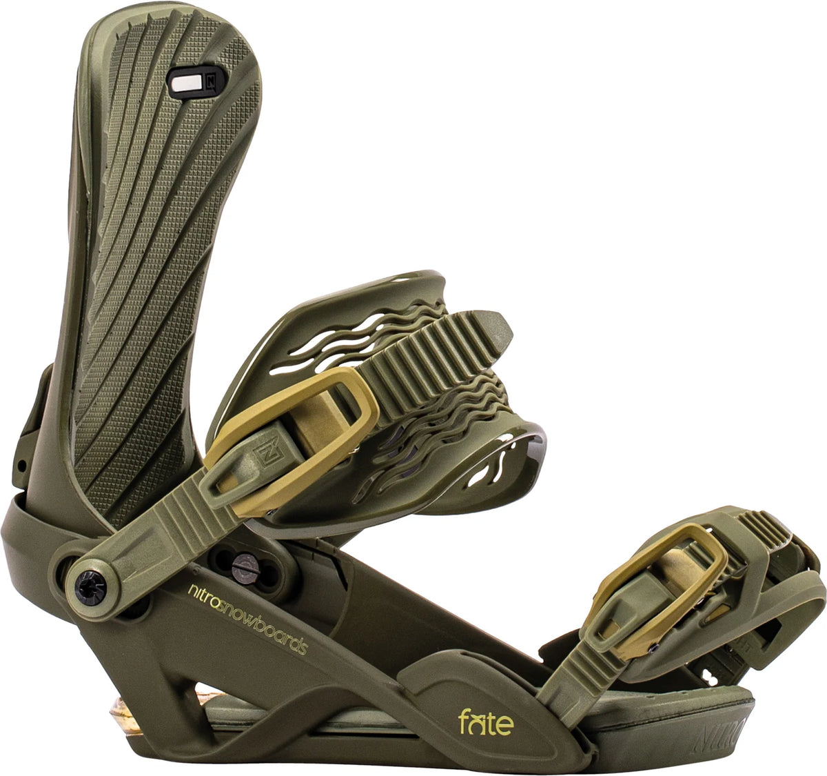 NITRO FATE Snowboardbindungen für Damen – All-Mountain – Hailey Langland