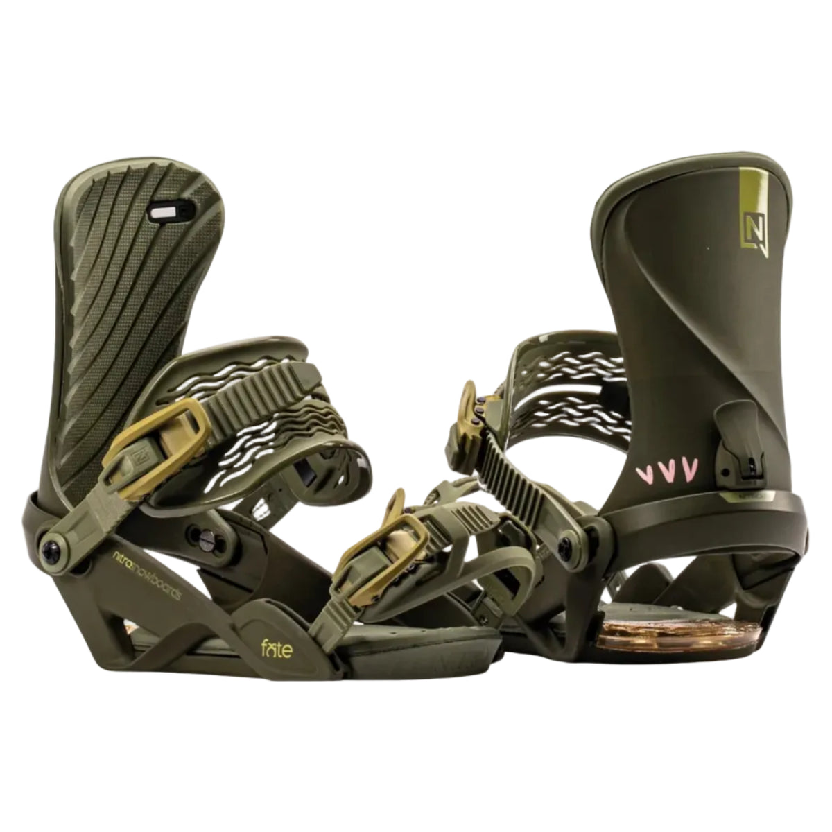 NITRO FATE Snowboardbindungen für Damen – All-Mountain – Hailey Langland
