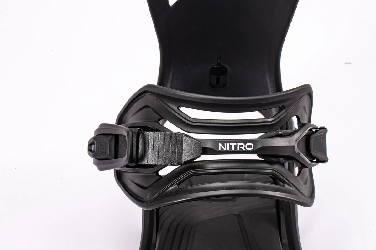 Fijaciones de snowboard unisex NITRO TALENT – Negro ultranegro