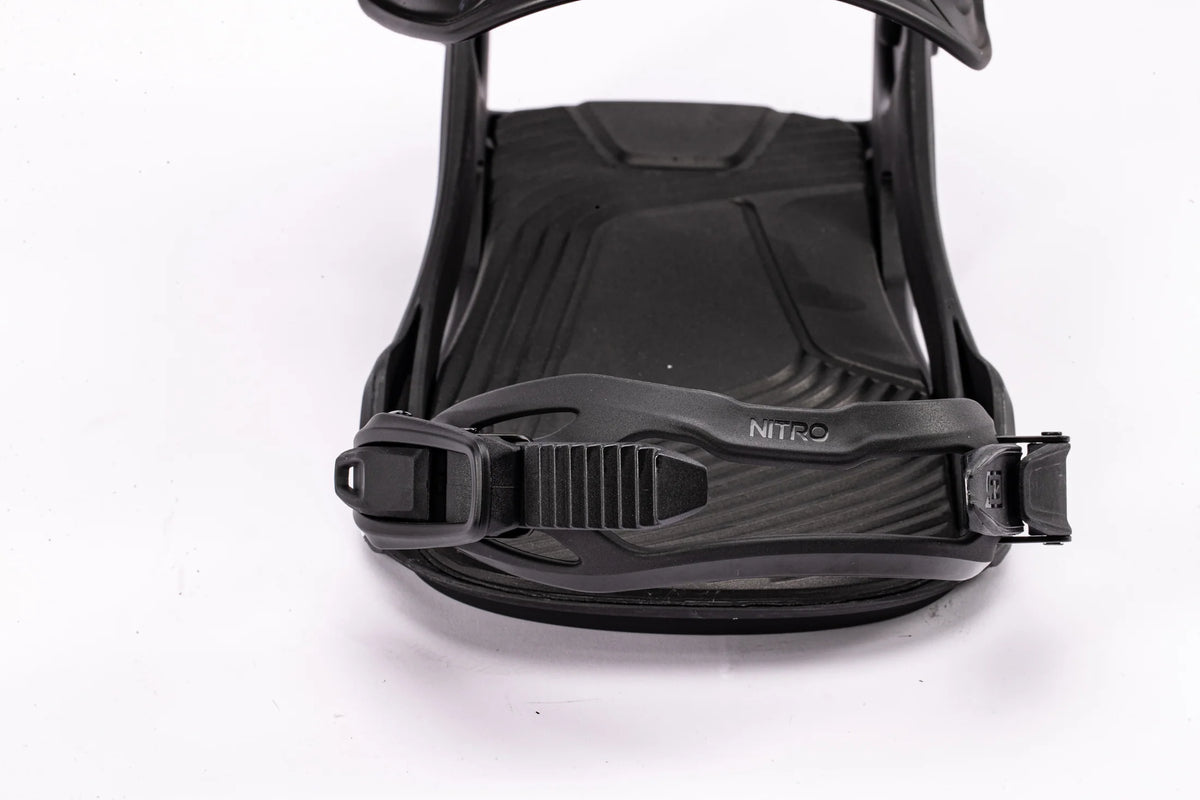 Fijaciones de snowboard unisex NITRO TALENT – Negro ultranegro