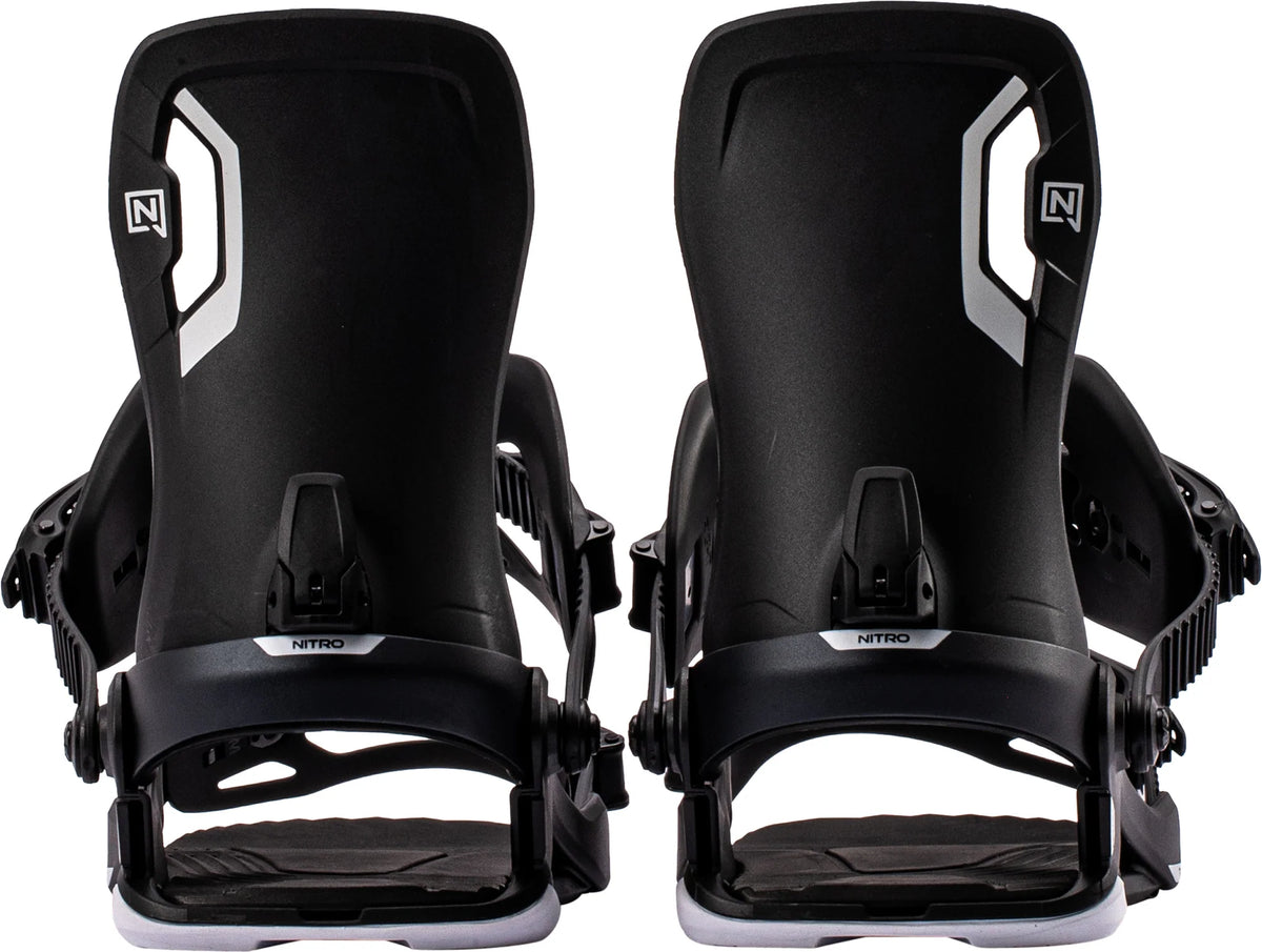 Fijaciones de snowboard unisex NITRO TALENT – Negro ultranegro