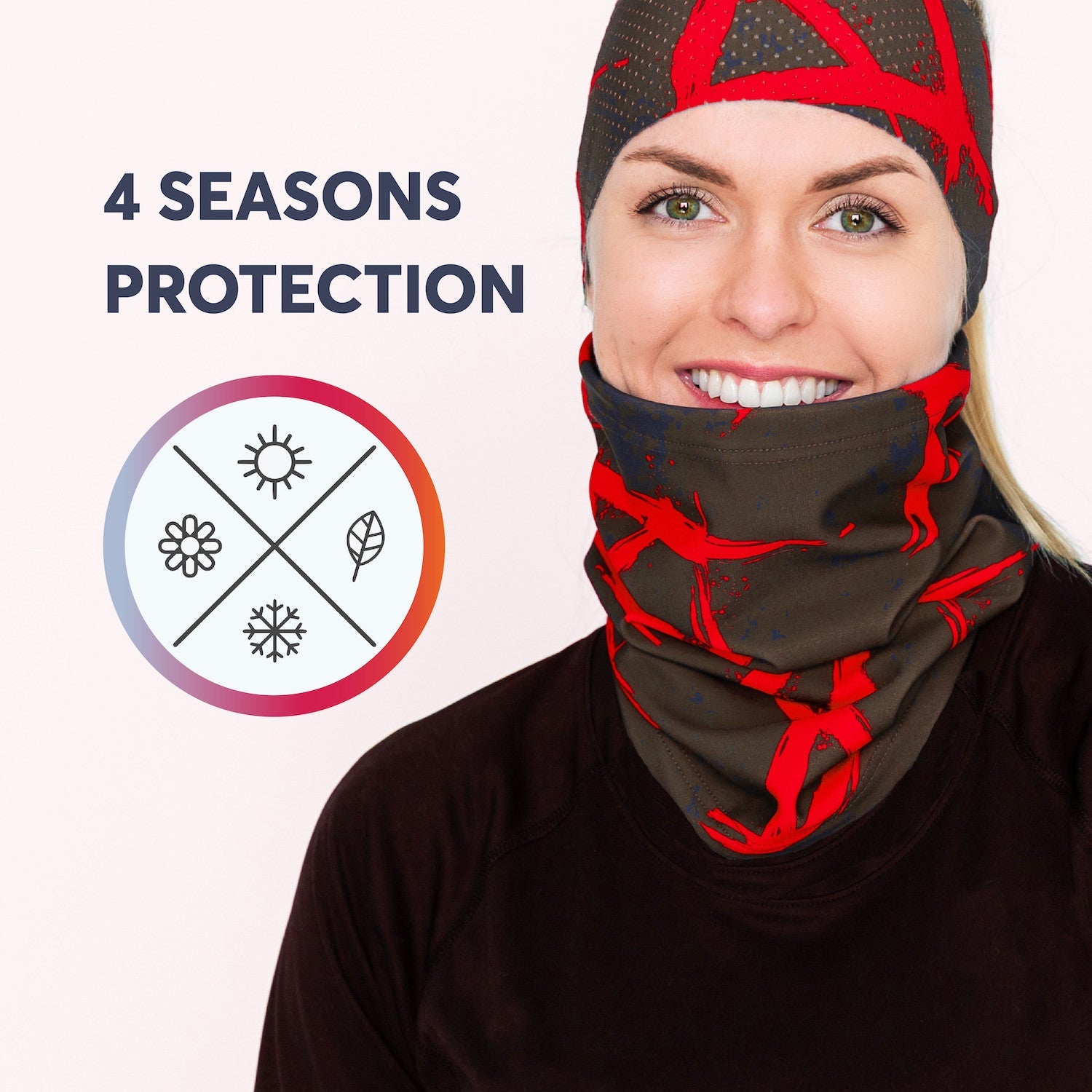 ELEVEN SPORTSWEAR Neck warmer XI red