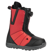 BURTON MOTO BOA® almindelige snowboardstøvler til mænd – geraniumrød / sort