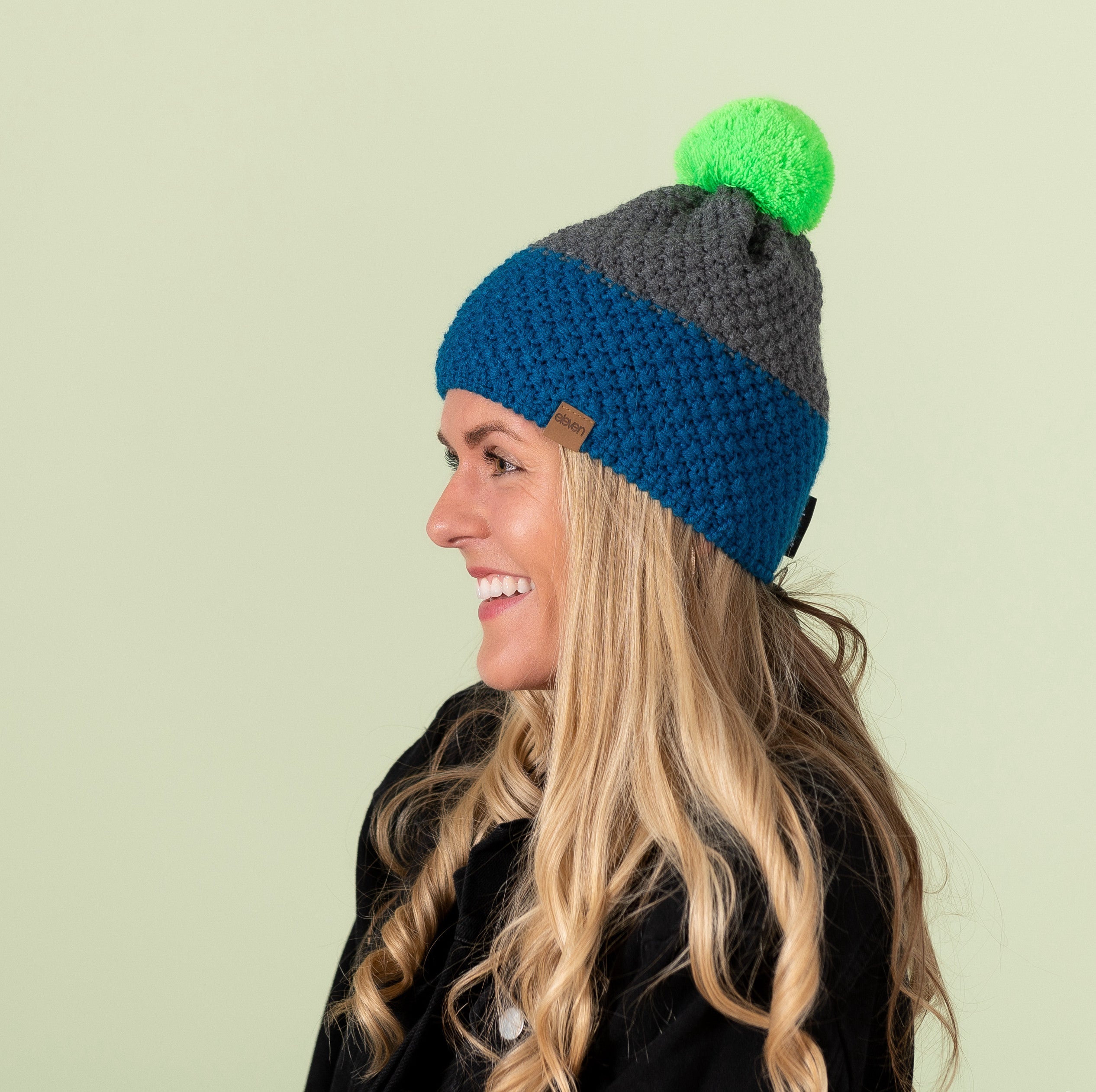 ELEVEN SPORTSWEAR Strickmütze MAD blau/grau