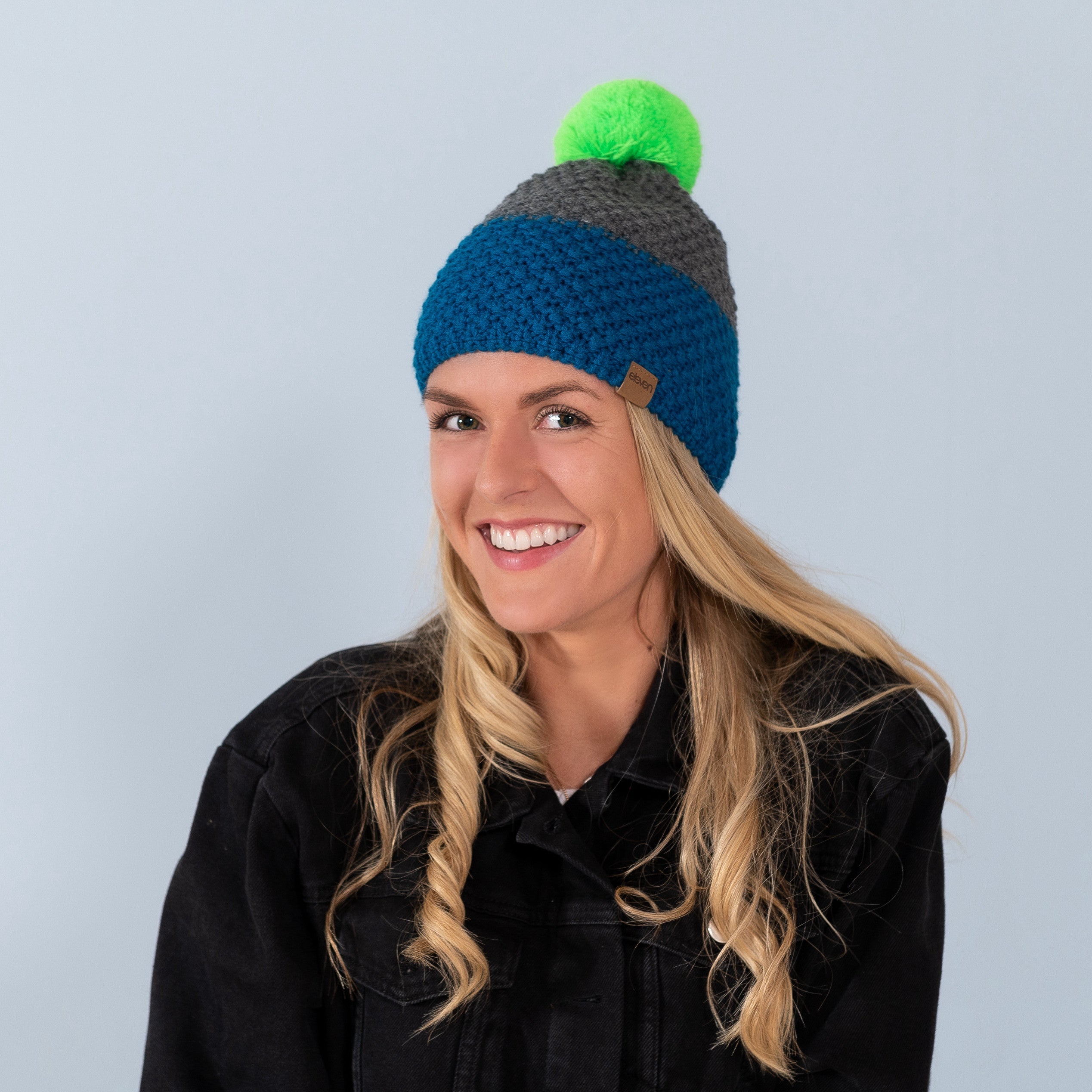 ELEVEN SPORTSWEAR Strickmütze MAD blau/grau