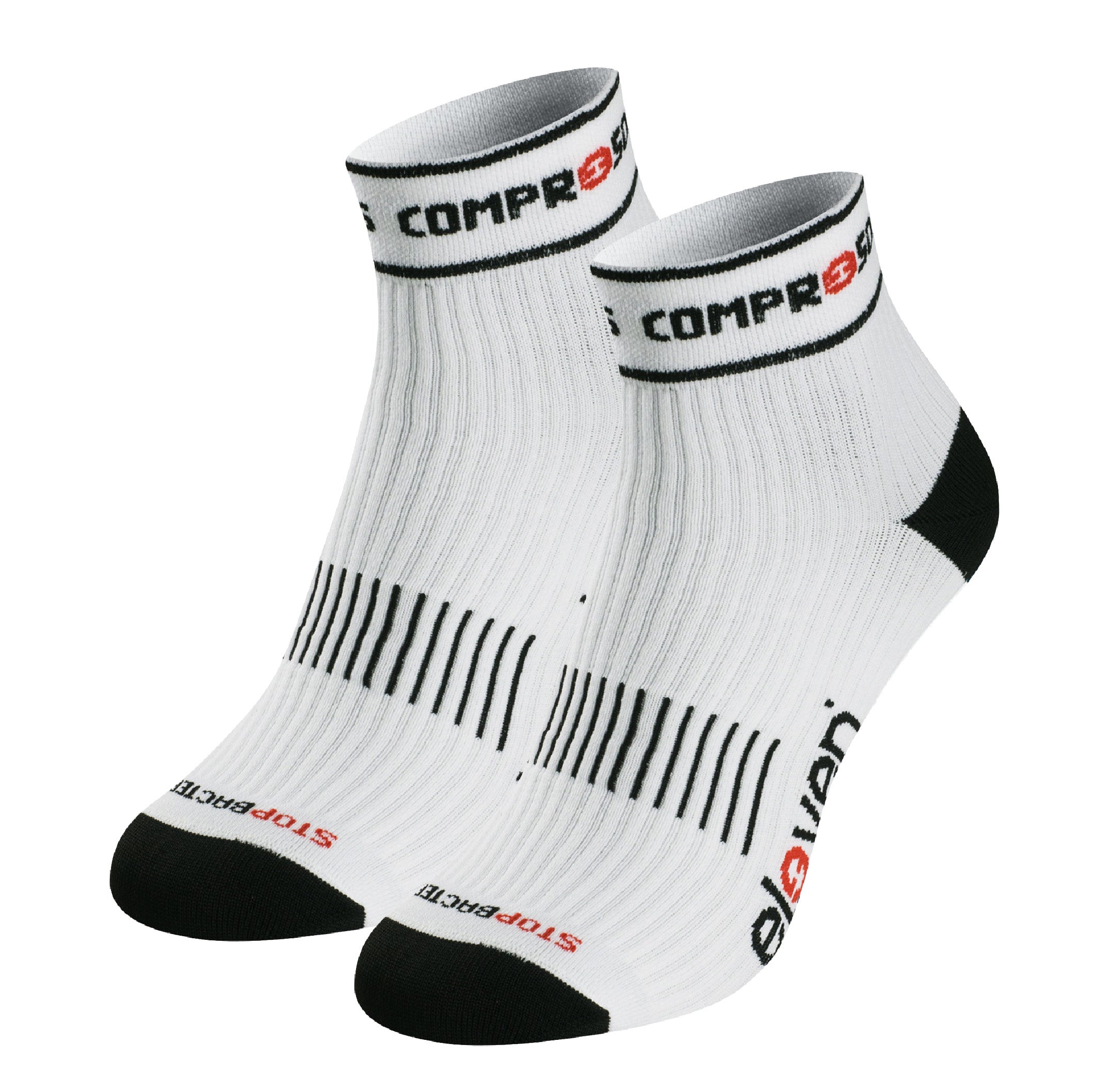 ELEVEN SPORTSWEAR LUCA Kompressionsstrümpfe - weiß