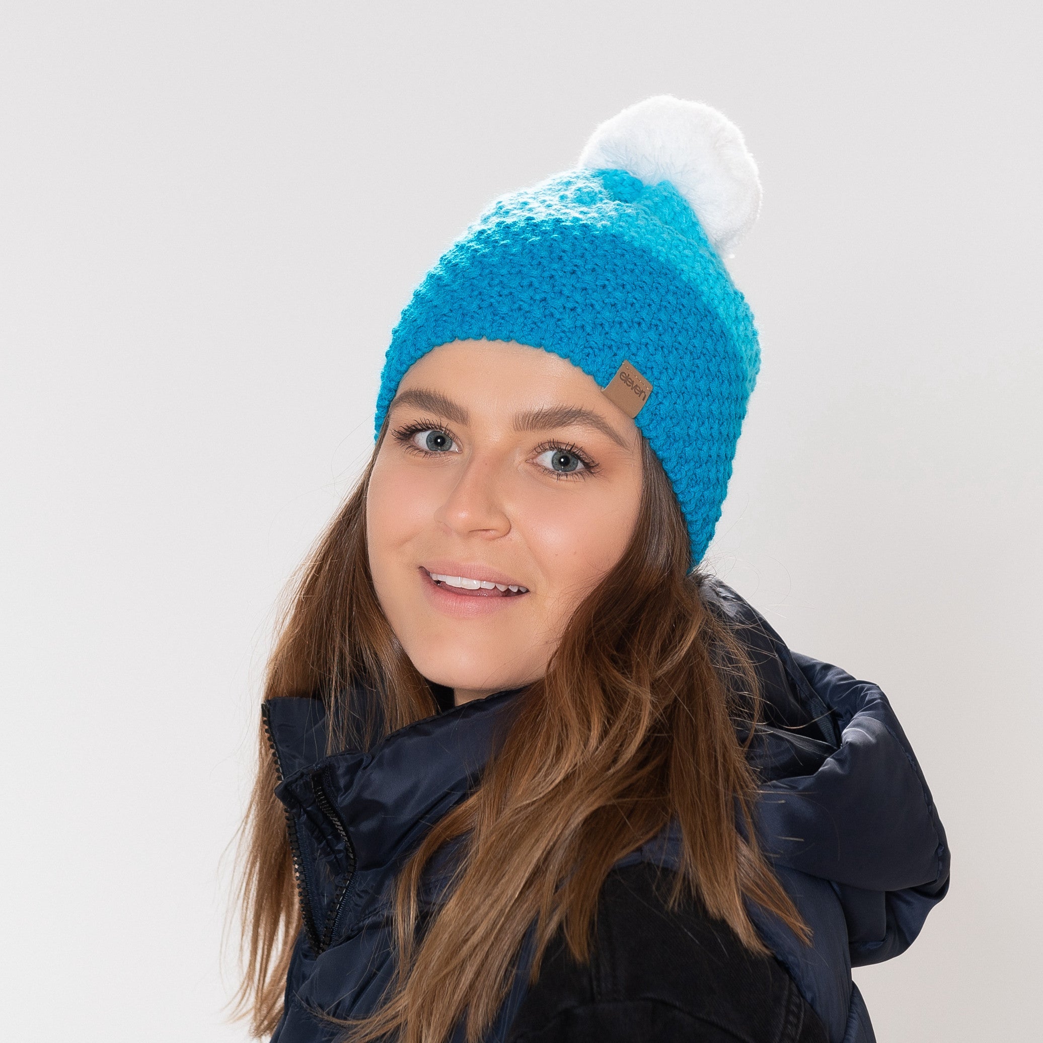 ELEVEN SPORTSWEAR Strickmütze MAD blau/hellblau