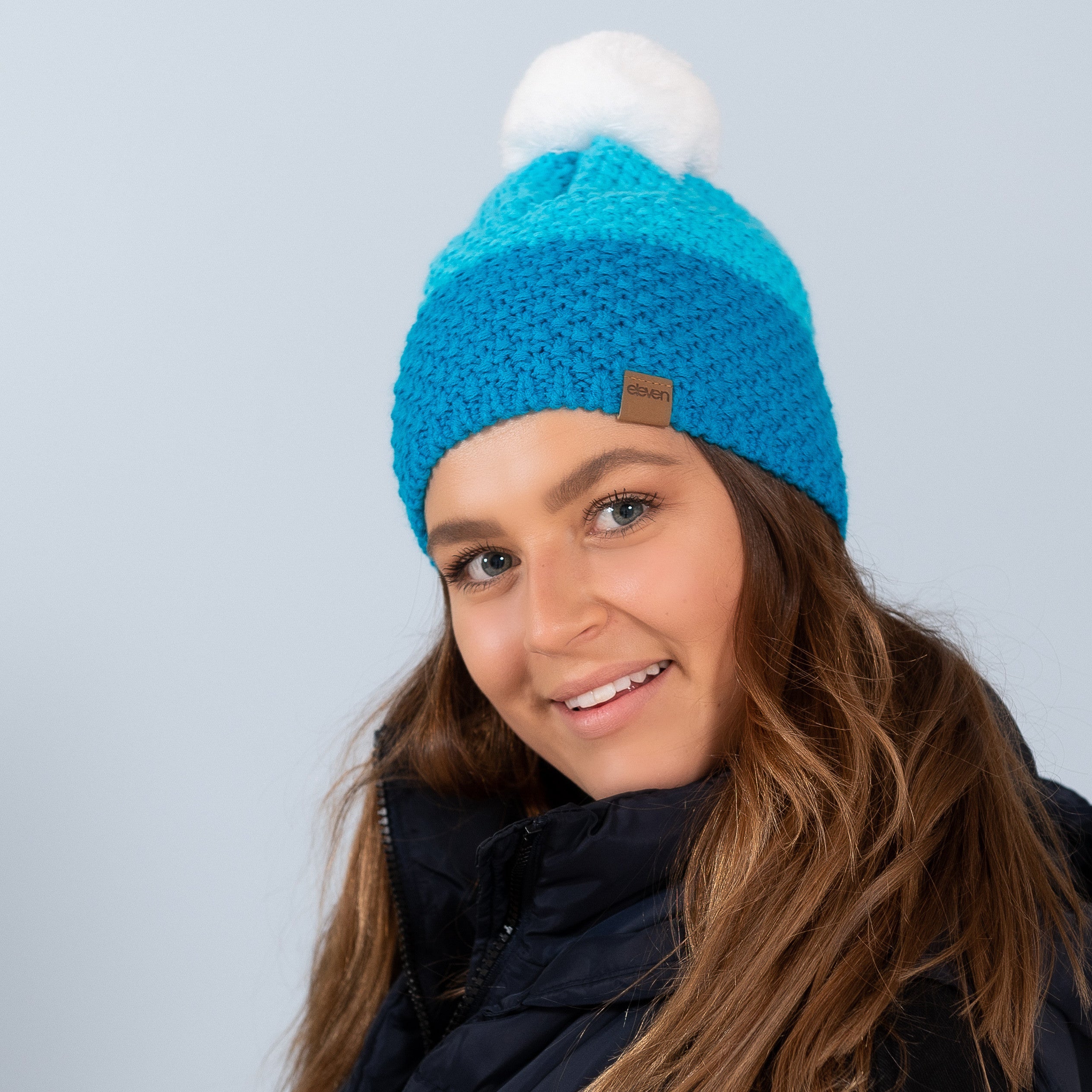 ELEVEN SPORTSWEAR Strickmütze MAD blau/hellblau