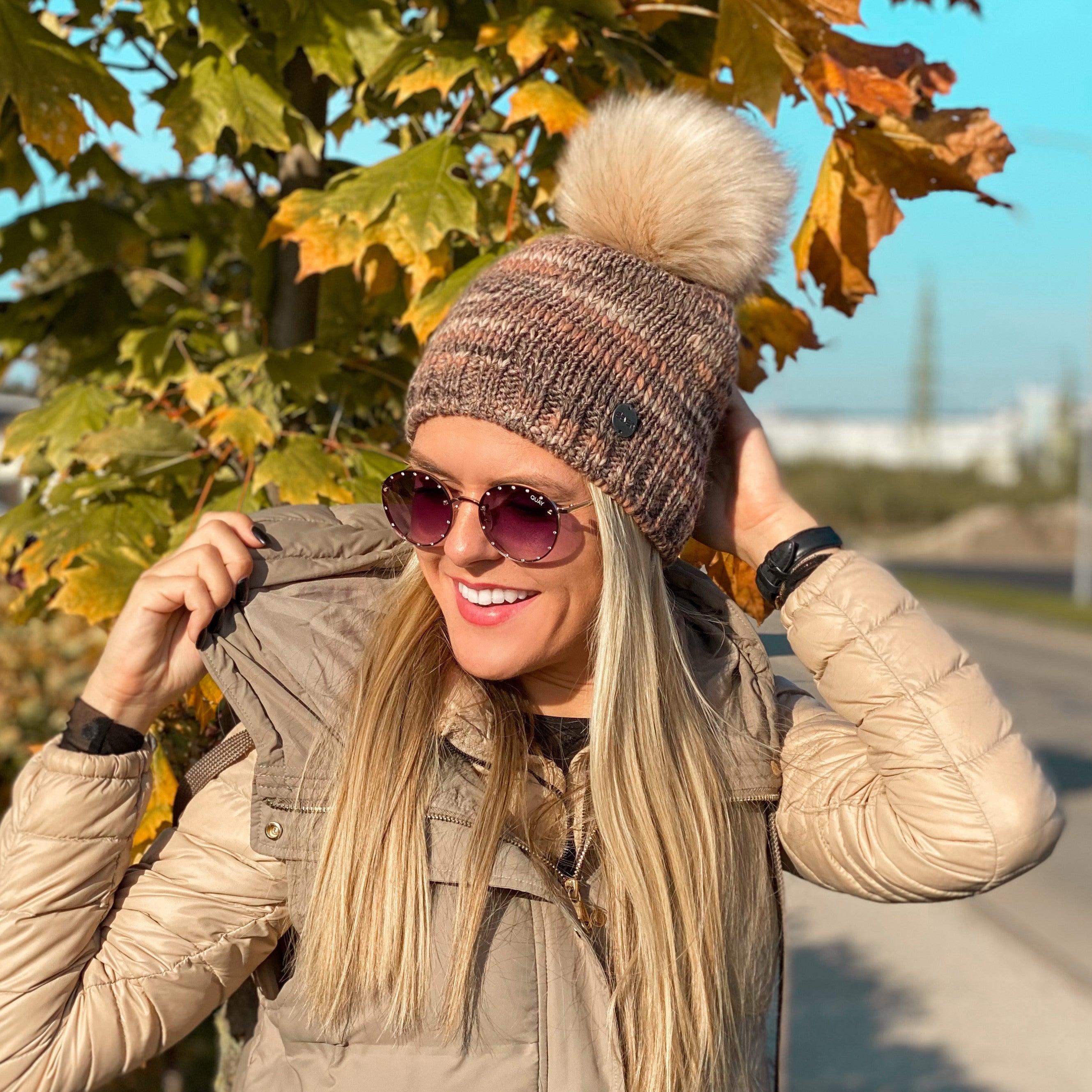ELEVEN SPORTSWEAR kootud müts SIA pruun