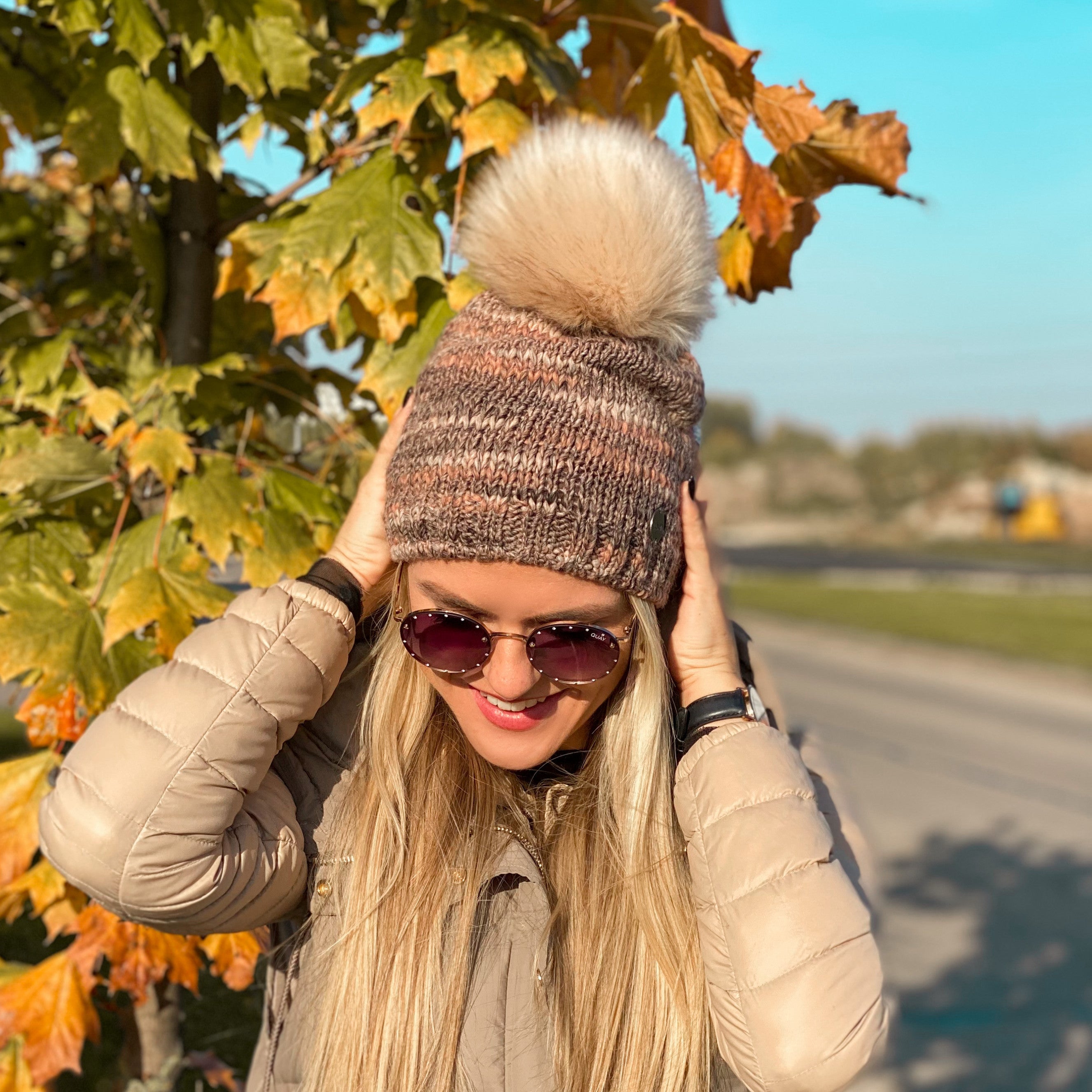 ELEVEN SPORTSWEAR kootud müts SIA pruun