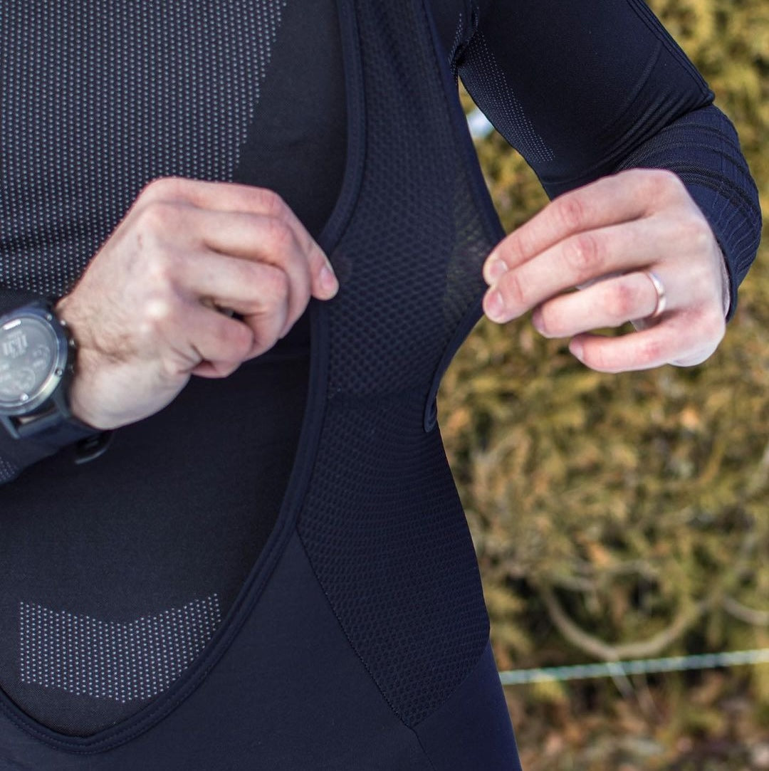 ELEVEN SPORTSWEAR Thermo dame cykellange bukser - sort