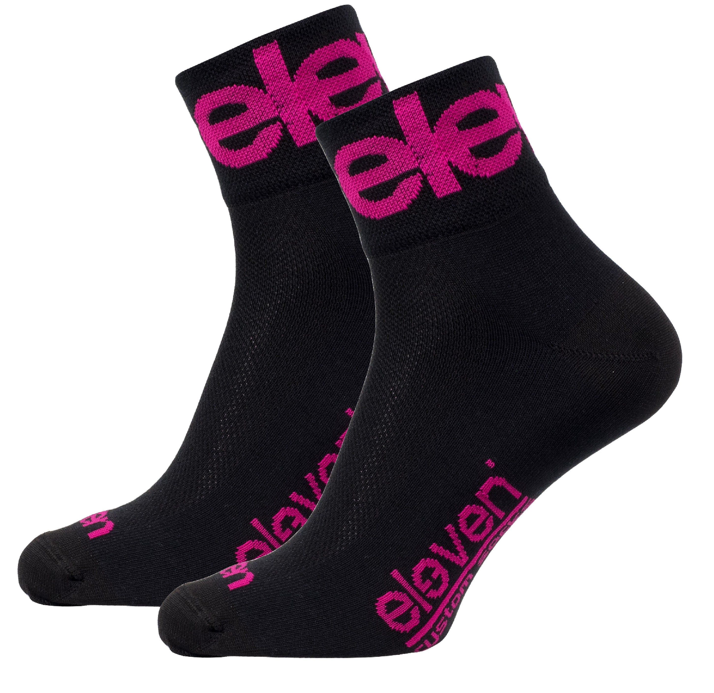ELEVEN SPORTSWEAR Skarpetki Howa TWO - czarne/fioletowe