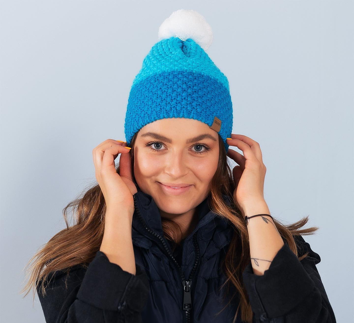 ELEVEN SPORTSWEAR Strickmütze MAD blau/hellblau