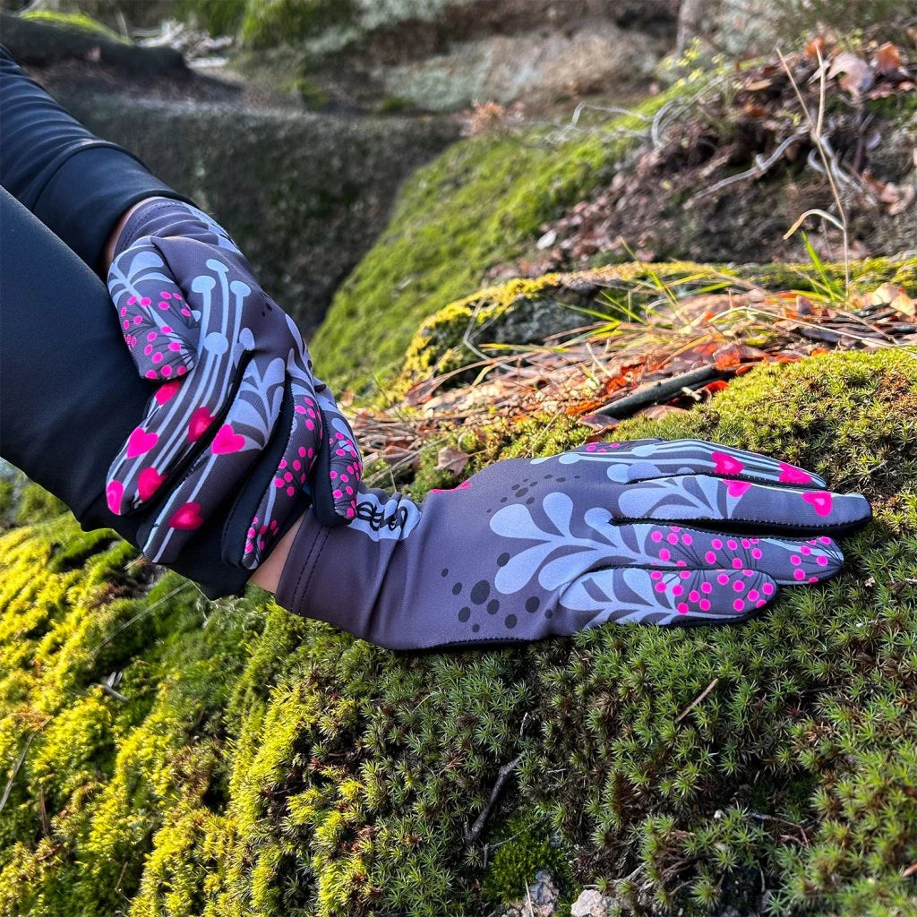 ELEVEN SPORTSWEAR Løbehandsker MEADOW grå