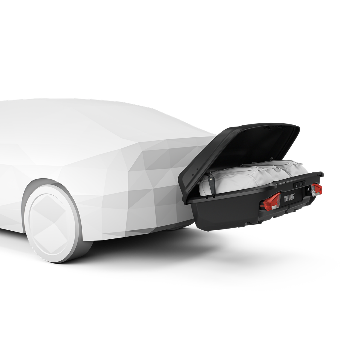 THULE ARCOS M towbar cargo box black 906100
