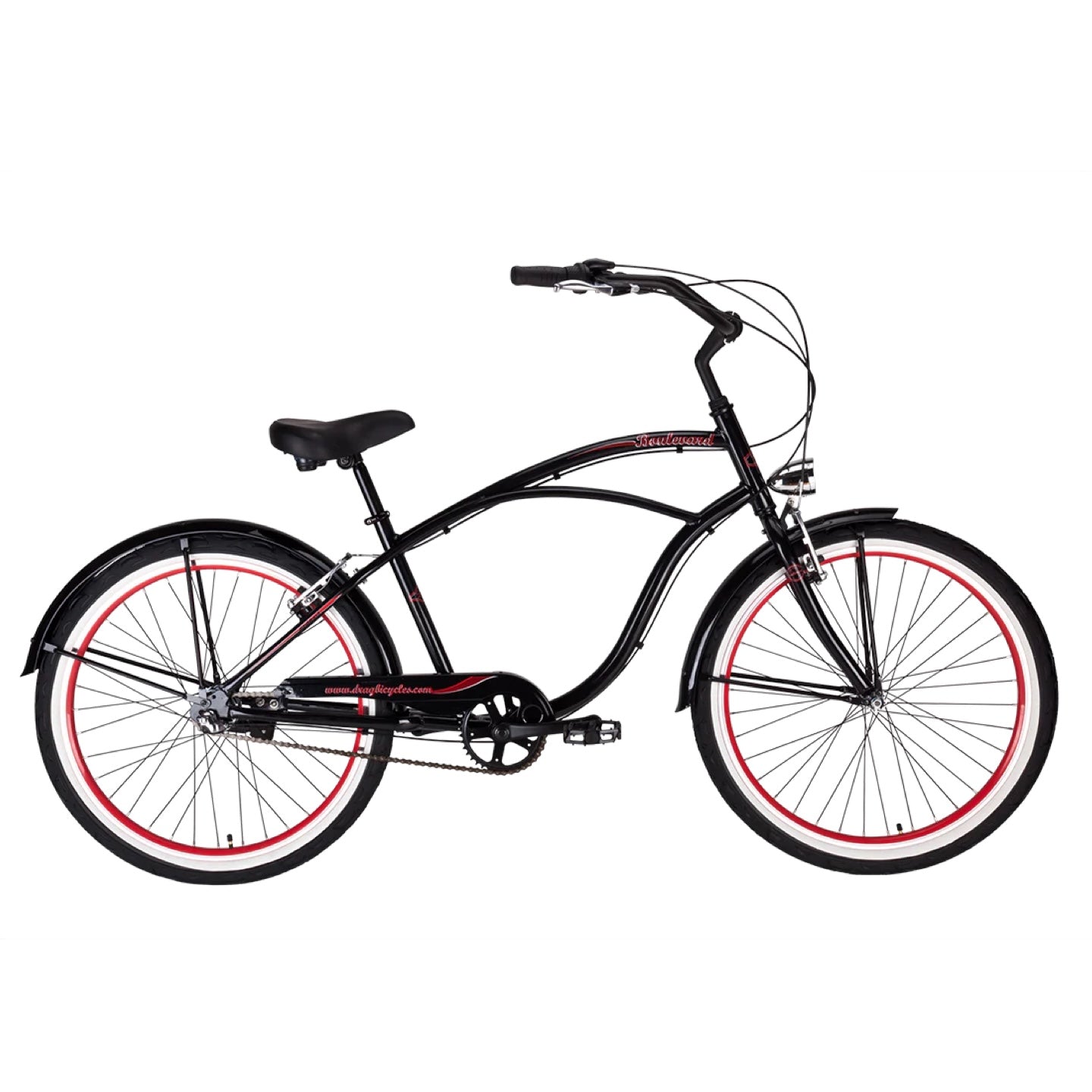 DRAG BOULEVARD 26 bicycle - black - DRAG - Evelostore